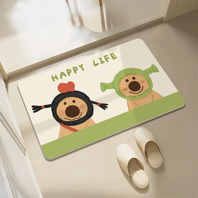 Cute Cartoon Character Doumat