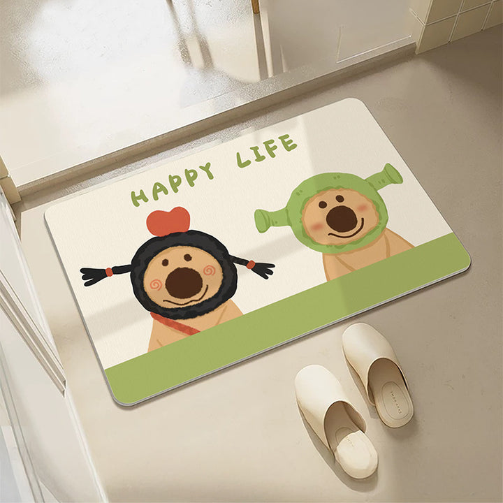 Cute Cartoon Character Doumat