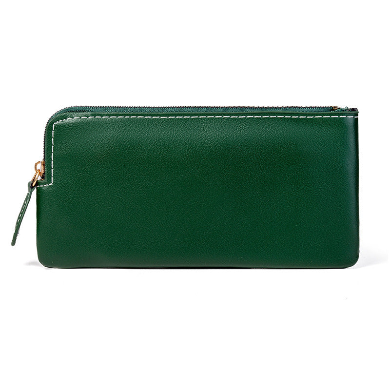 Premium Leather Zippered Travel Wallet Kalsten