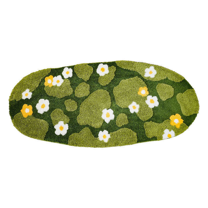 Abstract Mountain-shaped Rug