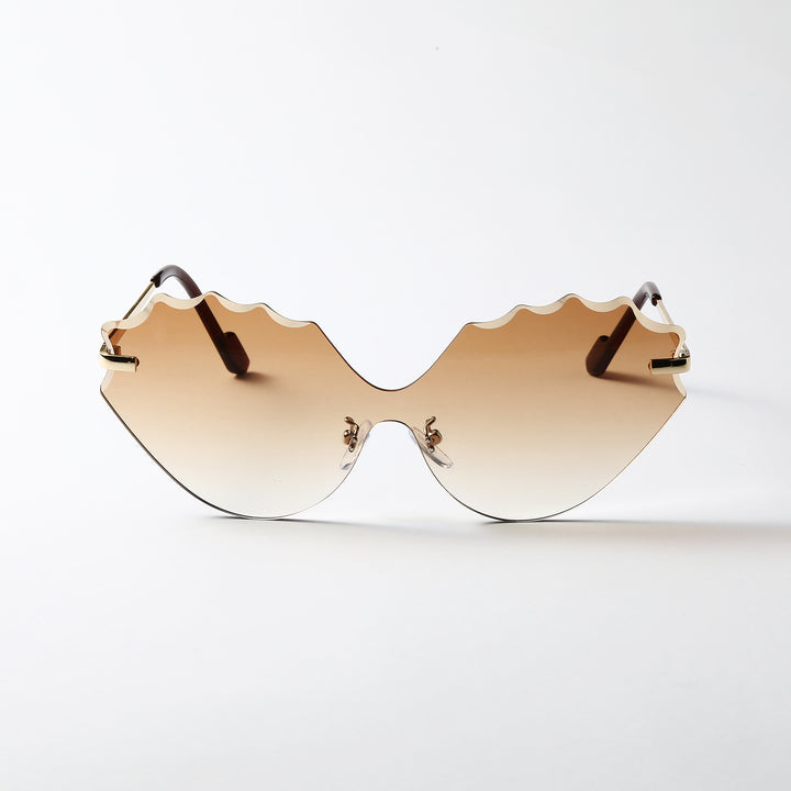 Women's Sunglasses with Unique Wave Design Kalsten