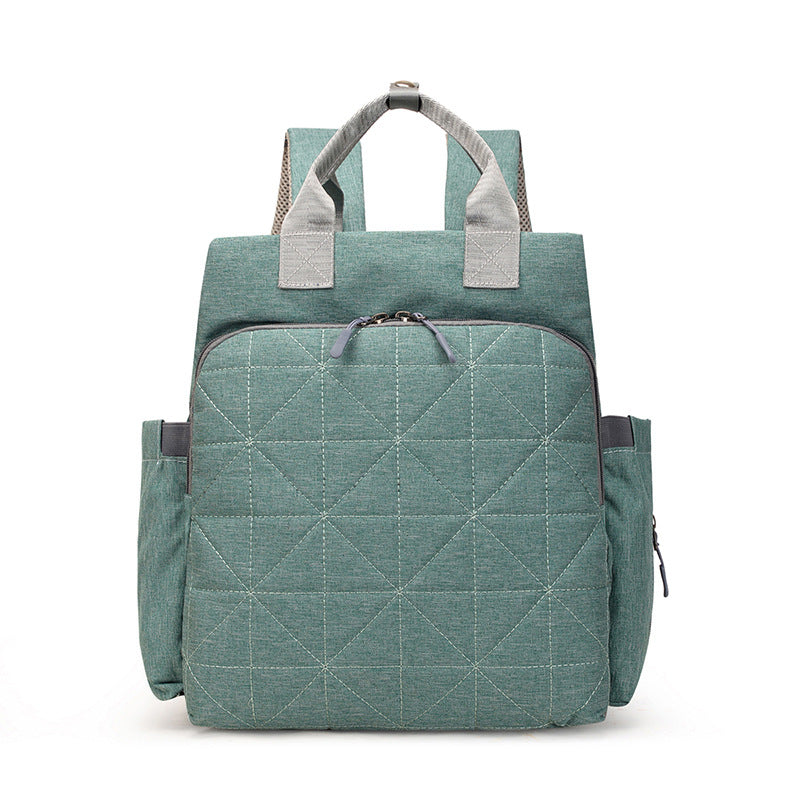 Quilted Multi-Functional Backpack