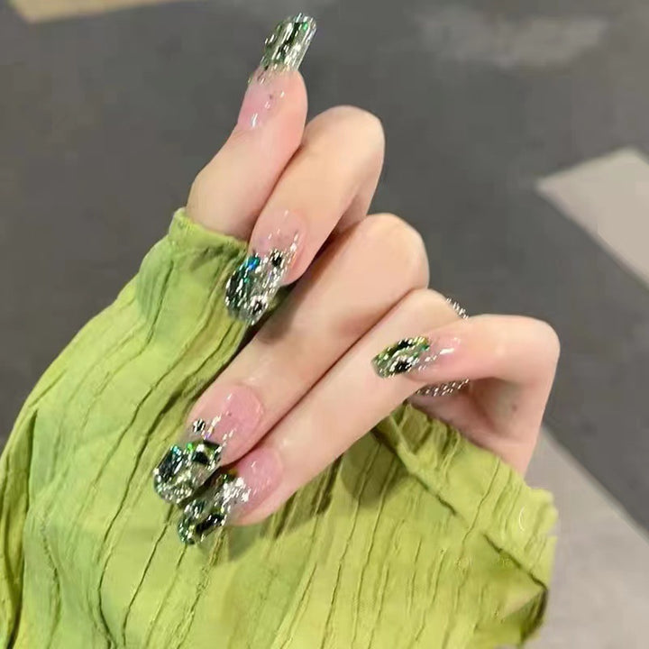 Glittering artificial nails in modern design Kalsten
