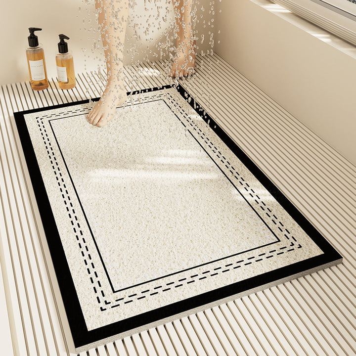 Slip-Resistant Geometric Bath Mat Kalsten