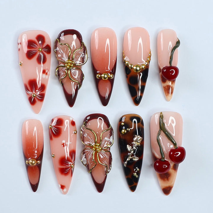 Premium Decorative Press-On Nails Kalsten