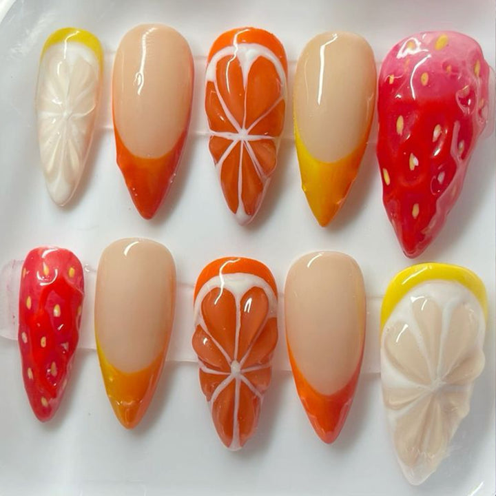 Fruity artificial nails Kalsten