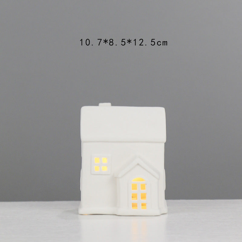 Decorative Ceramic House Lantern Kalsten