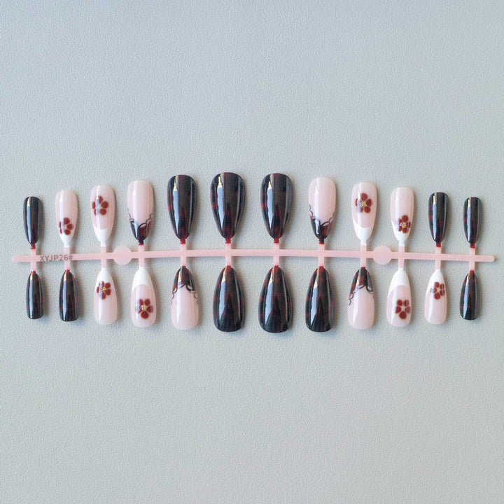 Elegant Floral Nail Art Design Kit