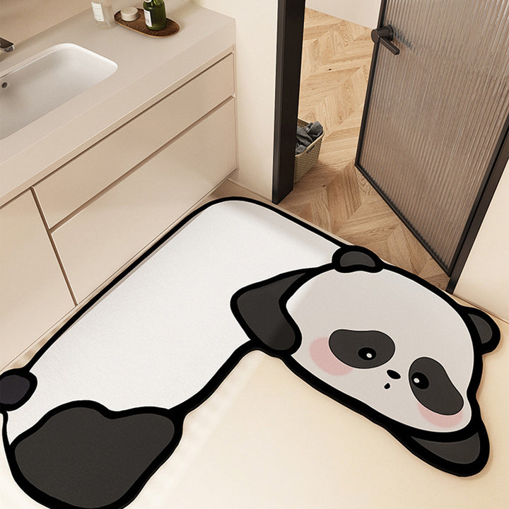 Fun-Filled Cartoon-Themed Bath Mat Kalsten