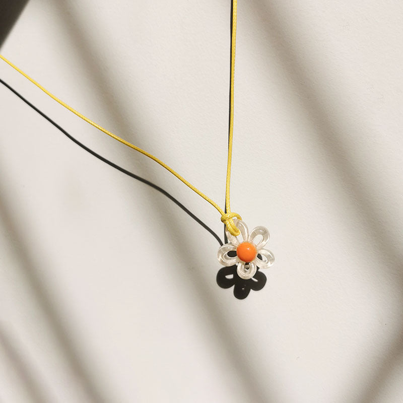 Floral Pendant Necklace Kalsten