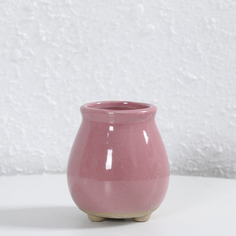 Contemporary Curved Ceramic Vase Kalsten