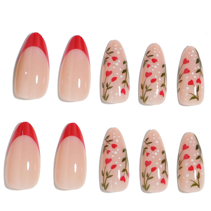 Decorative Floral Press-On Nails Kalsten