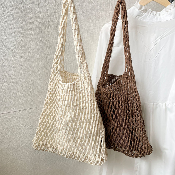 Handcrafted mesh tote bag Kalsten