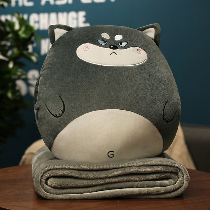 Plush carrot cushion and blanket set Kalsten