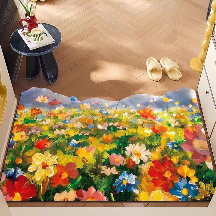 Decorative Floral Area Rug