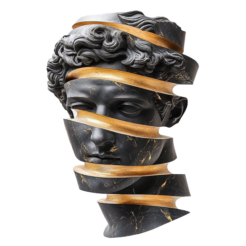 Artistic Decorative Masked Bust Sculpture