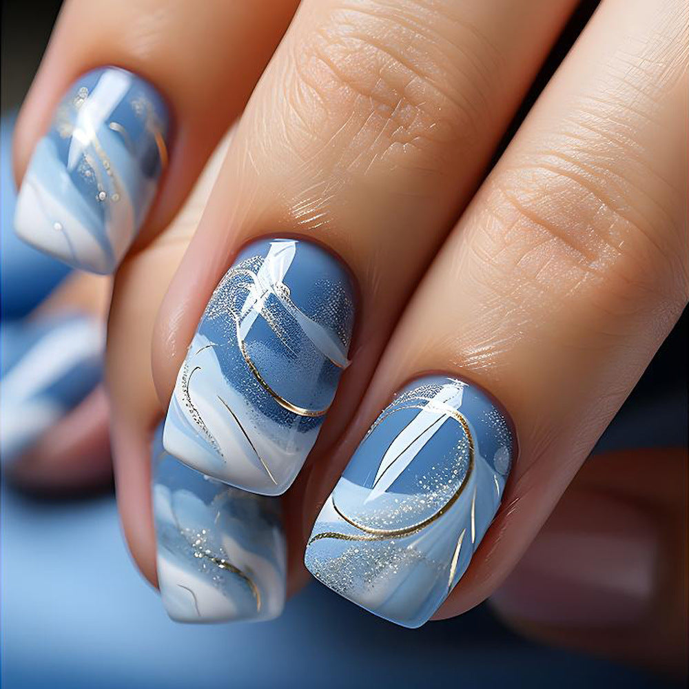 Artful Nail Extensions with Elegant Tips Kalsten