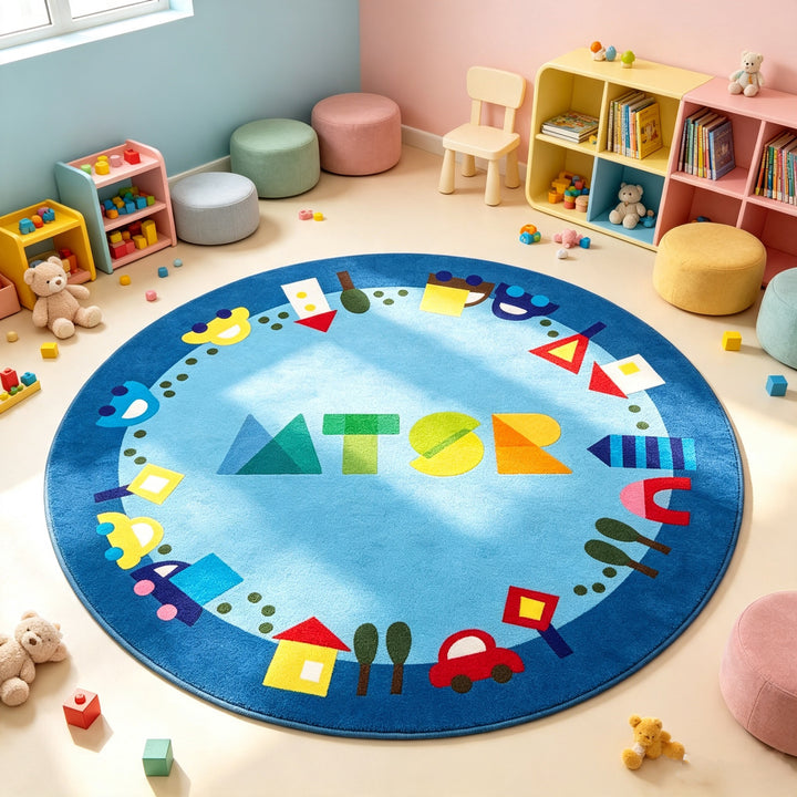 Interactive Car-Themed Play Mat