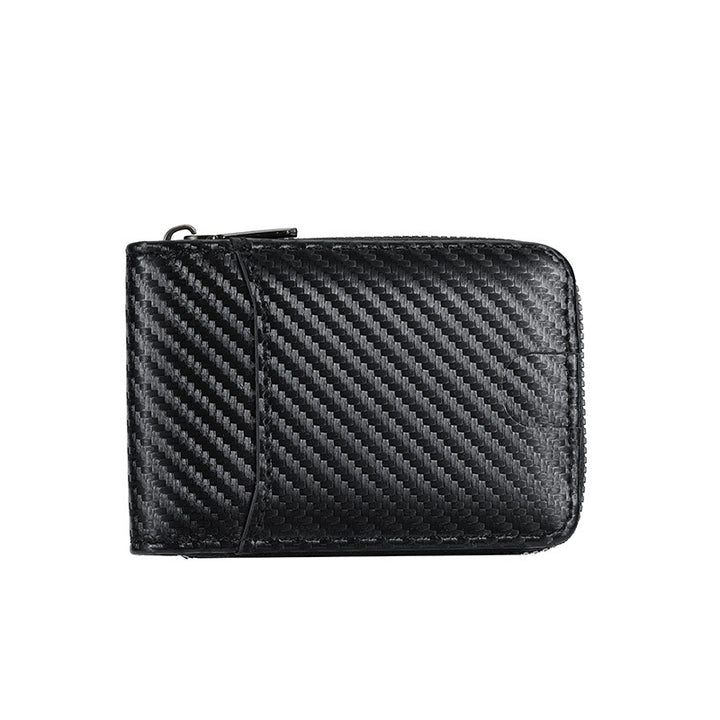 Carbon Fiber Zip-Around Wallet Kalsten