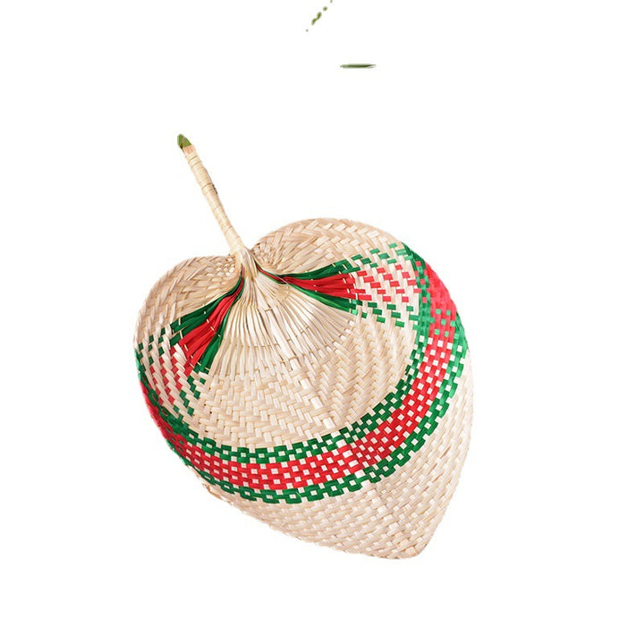 Handcrafted fan made from natural materials Kalsten