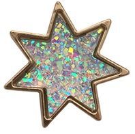 WoRhinestone Starburst Brooch Kalsten