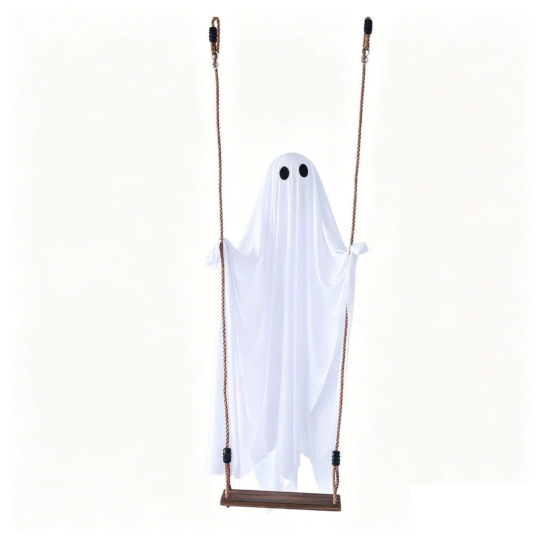 Children's Halloween Costume Dress with Lace-Up Bodice, Tulle Skirt and Striped Knee Socks