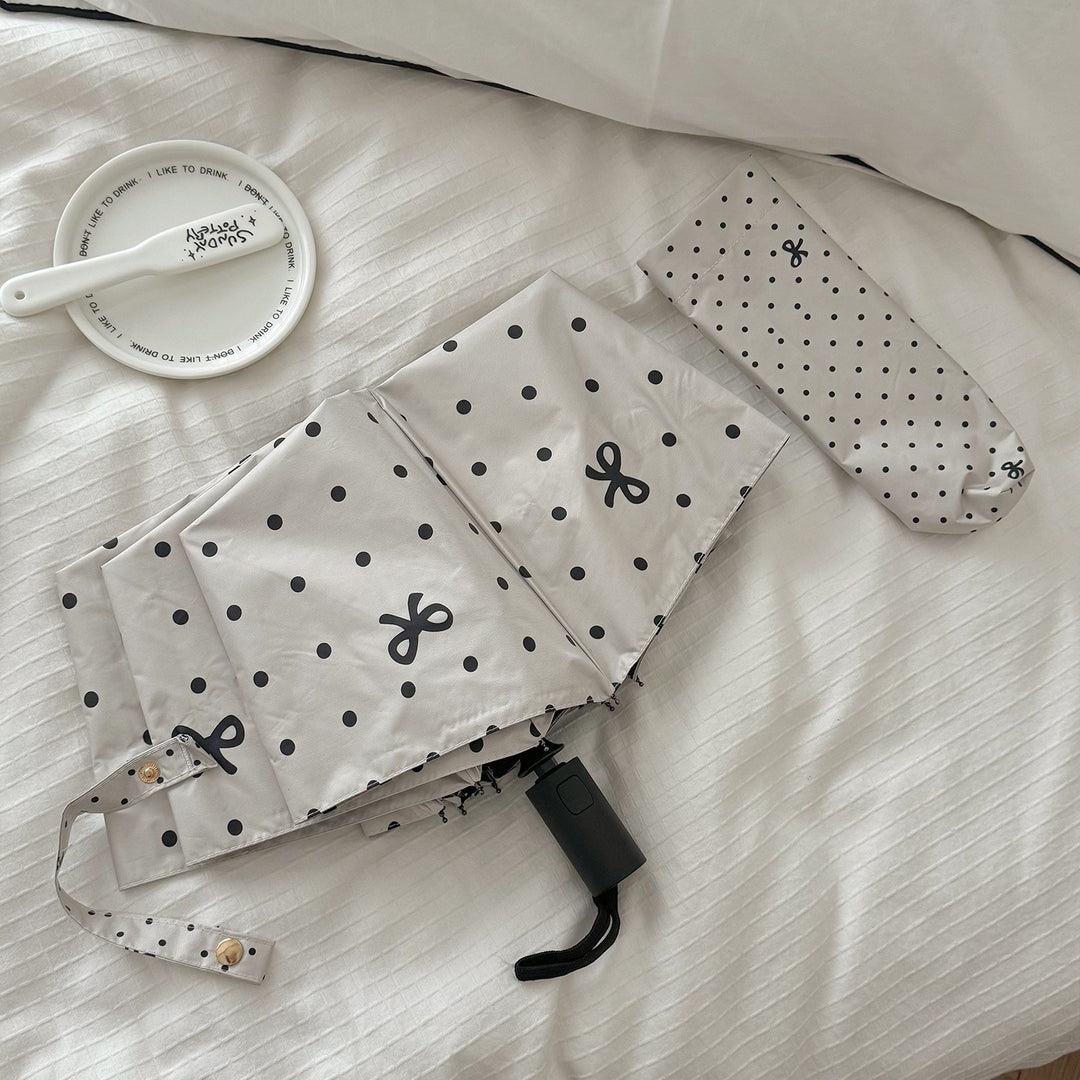 Ladies compact umbrella with stylish polka dot design Kalsten