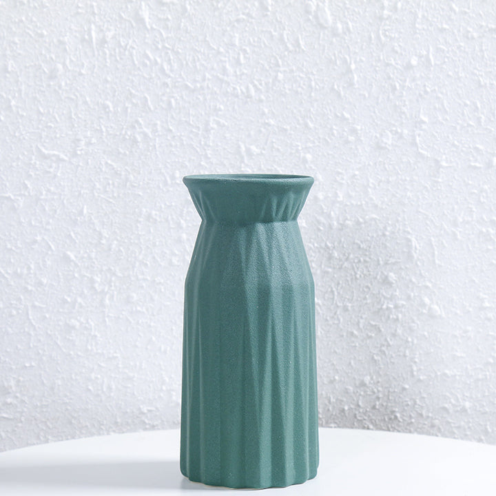Modern Textured Ceramic Flower Vase Kalsten 1790310307