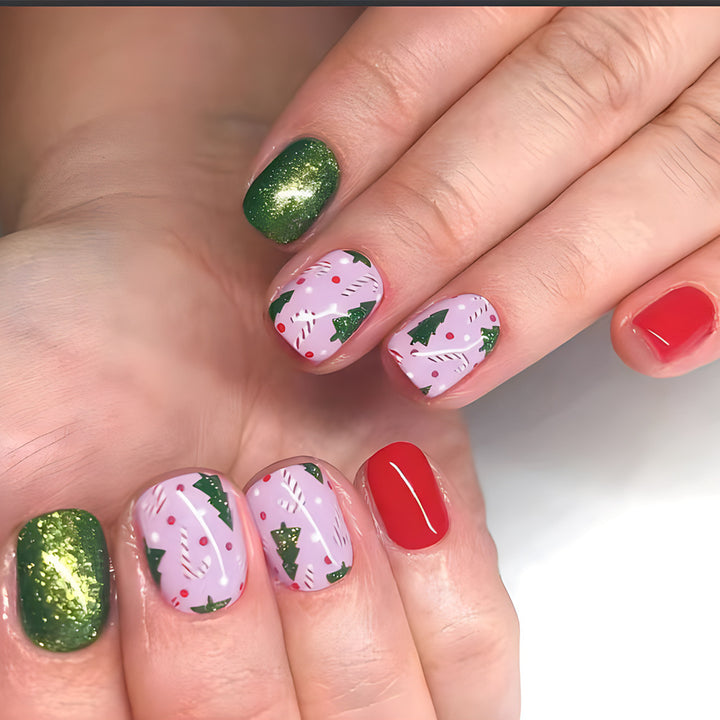 Festive Holiday Nail Art Kalsten