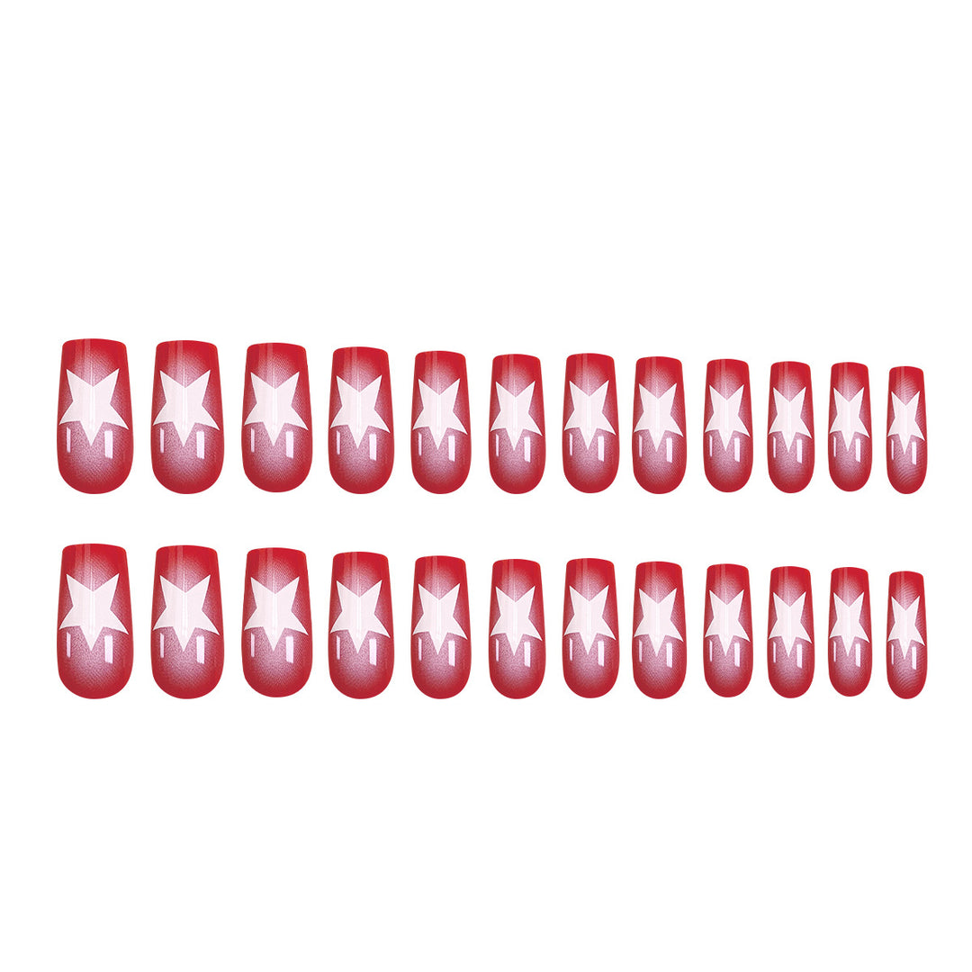 Creative Nail Art with Star Motif Kalsten