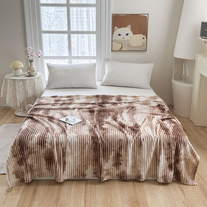 Ultra-Soft Rippled Plush Blanket