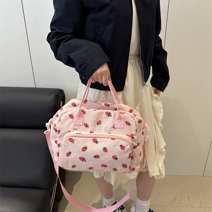 WoPlayful Strawberry Print Crossbody Bag Kalsten