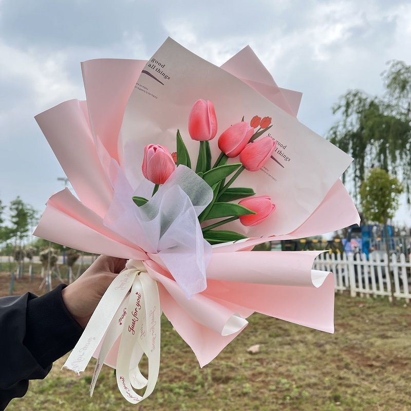 Decorative Artificial Tulip Bouquet