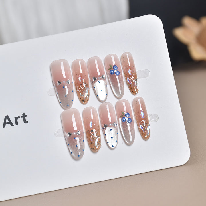 Decorative Glimmering Press-On Nail Art Set Kalsten