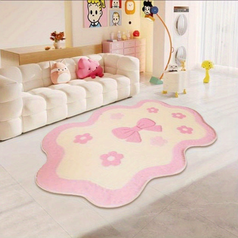 Bow-Shaped Decorative Area Rug