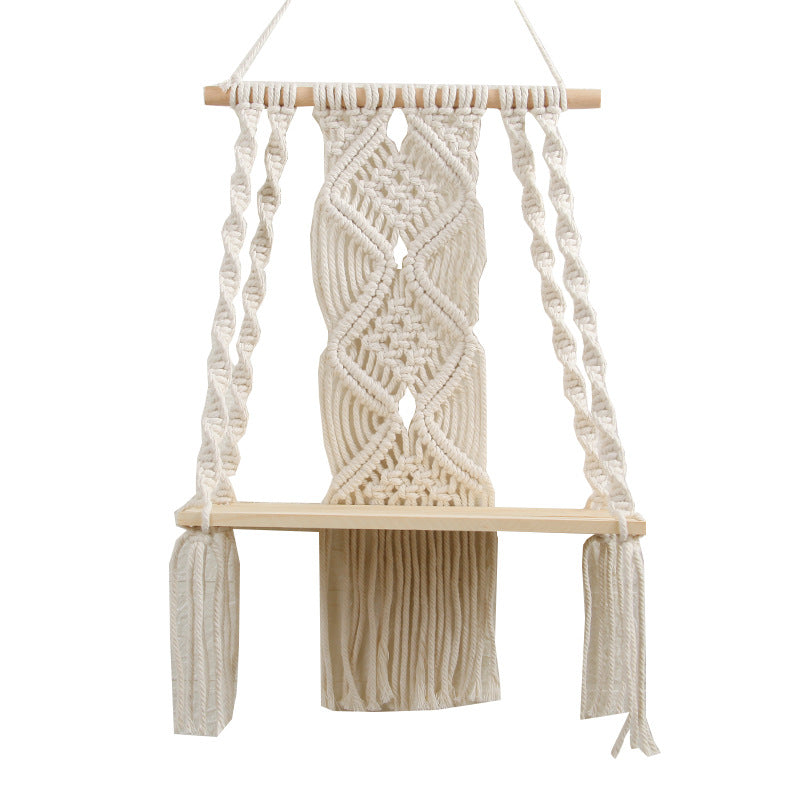 Decorative Macramé Swing Shelf Kalsten