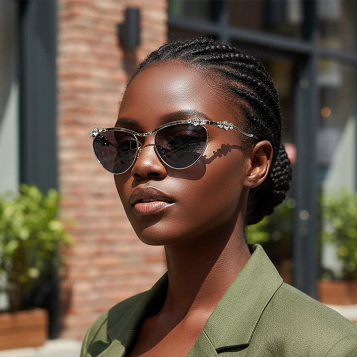 Ladies Designer Sunglasses with Sparkling Details Kalsten