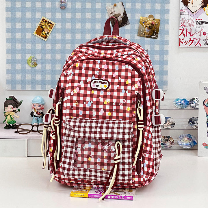 Playful Graphic Patterned School Backpack Kalsten