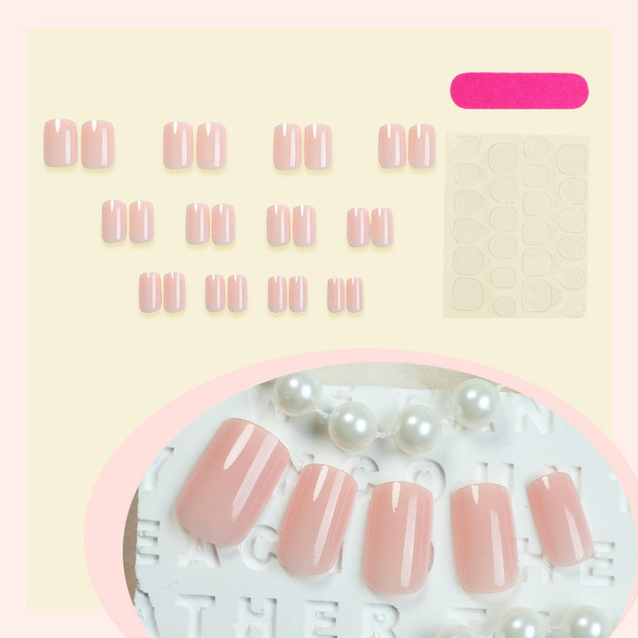 Acrylic nail set with natural finish and luxurious shine Kalsten