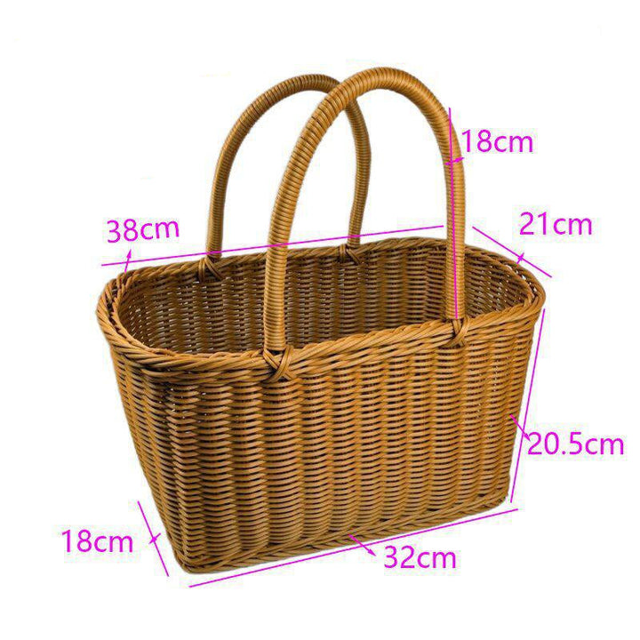 Multi-Layer Woven Picnic Storage Basket Kalsten
