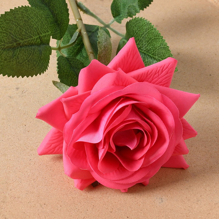 Realistic Silk Rose Decoration