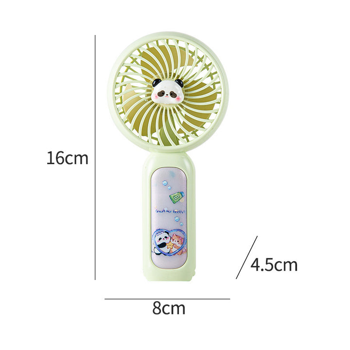 Women Portable Mini Hand Fan with Cute Panda Design Kalsten