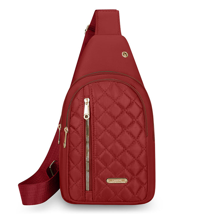 Quilted One-Shoulder Sling Bag Kalsten