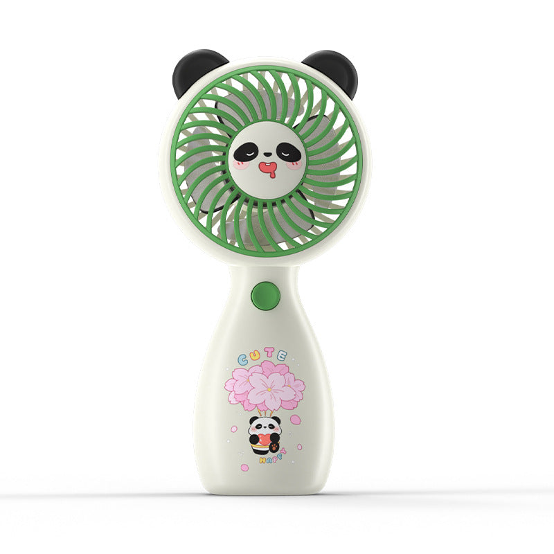 Ladies portable mini hand fan with panda design Kalsten