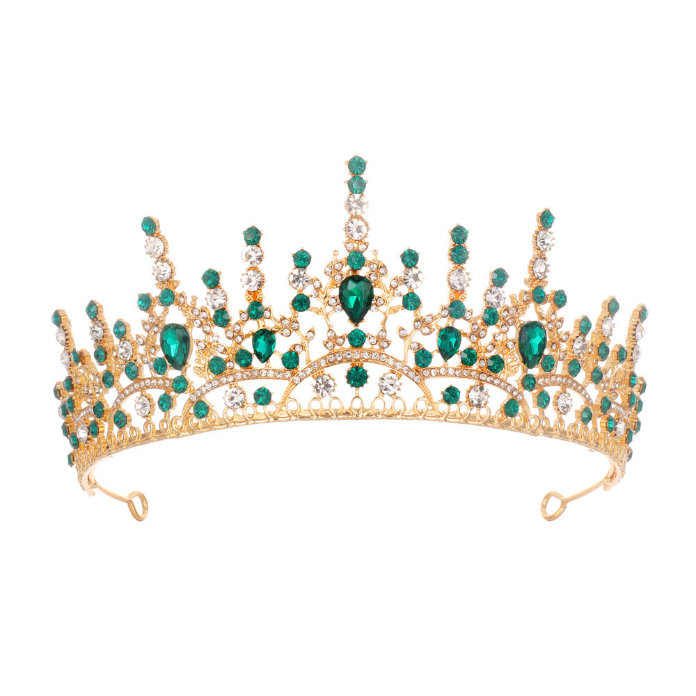 Women Elegant Tiara with Sparkling Crystals Kalsten