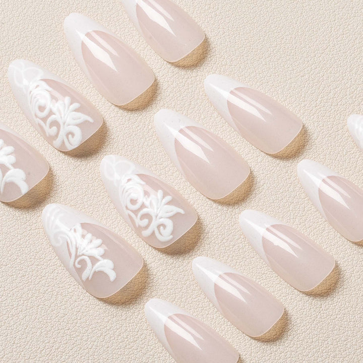Elegant Floral Nail Art Design