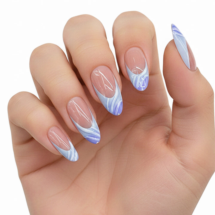Artistic Watercolor Press-On Nail Set Kalsten