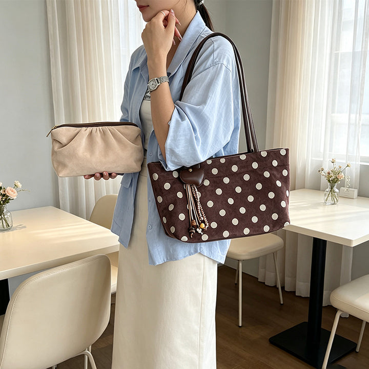 Suede Shoulder Tote Bag Kalsten