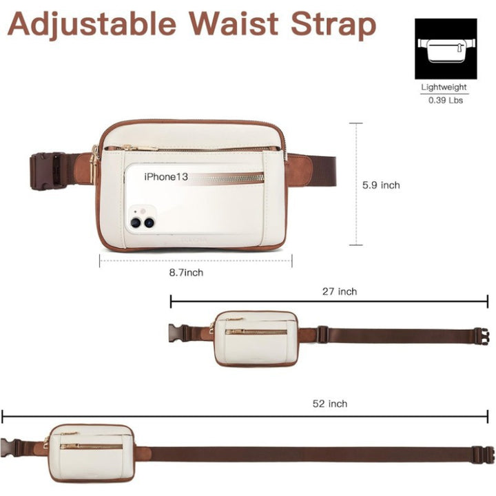 Elegant Leather Fanny Pack Kalsten