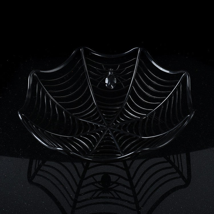 Halloween-Themed Spider Web Snack Bowl Kalsten